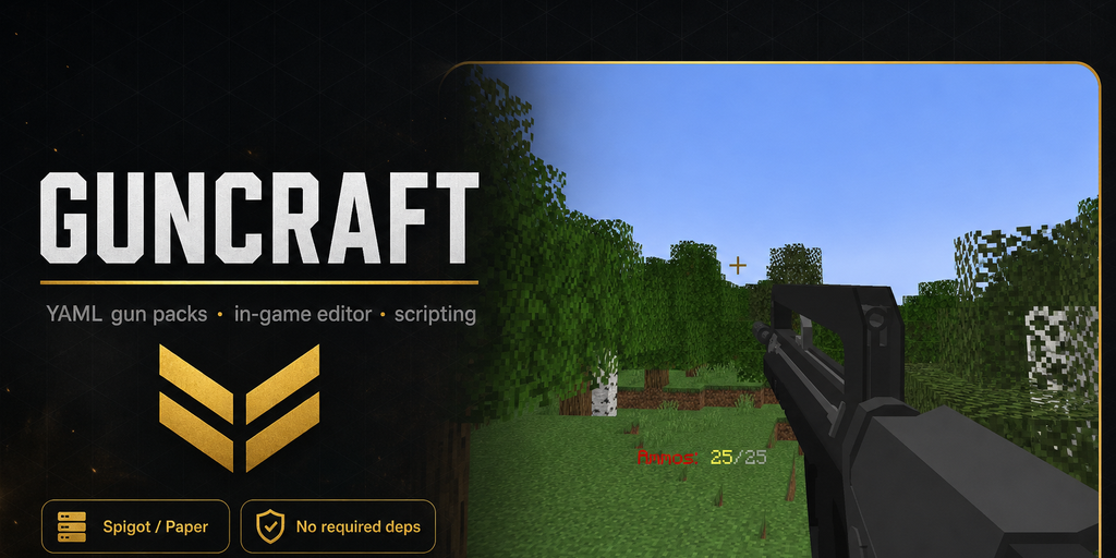Cover GunCraft : fusil 3D dans Minecraft